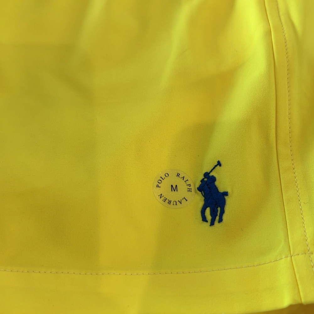 Polo Ralph Lauren Men’s Yellow Swim Shorts Size M - Picture 6 of 15